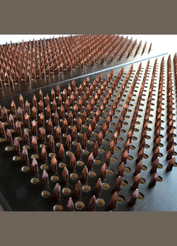 Доска Садху (медь) "Хранитель", доска с медными гвоздями для йоги, шаг 10мм. Доска для стоянки на гвоздях. No Brand (301482721)