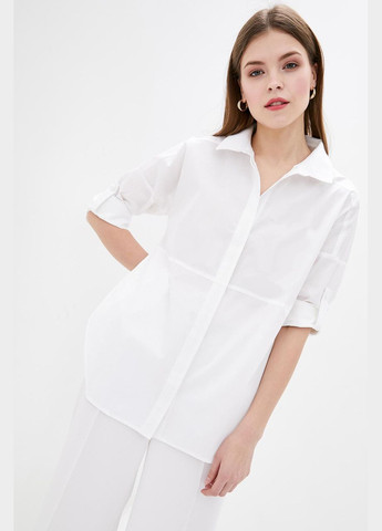 Белая демисезонная блузка Modna KAZKA