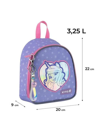 Детский рюкзак Kids 538 My Little Pony 3.25л Фиолетовый (LP25-538XXS) Kite (341827903)
