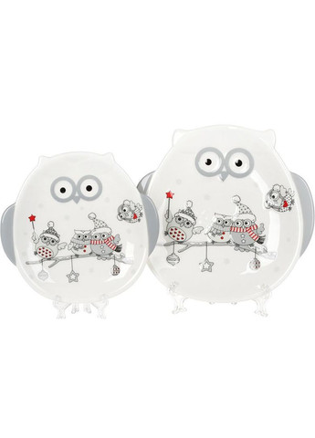 Тарелка керамическая "Совушки-волшебницы" 22.8см Bona (330017235)