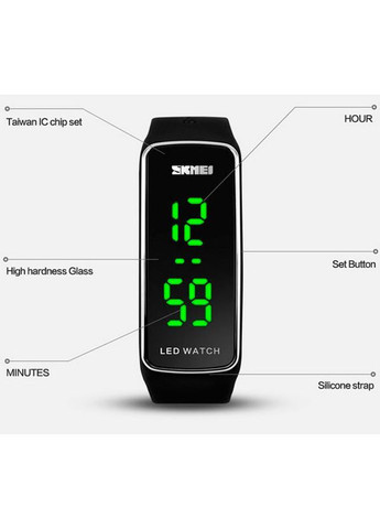 Наручний годинник жіночий Electro II 1119 Чорний (738) Skmei (363319012)