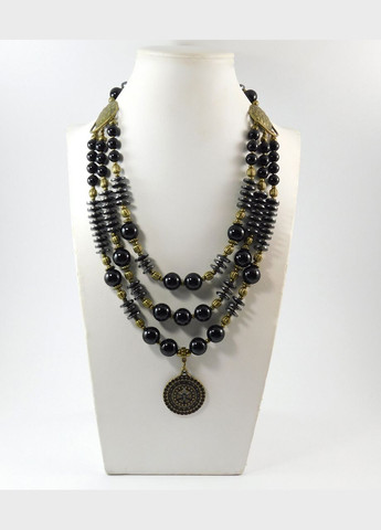 Бусы "Валирия" Агат, Гематит Fursa fashion (322315290)