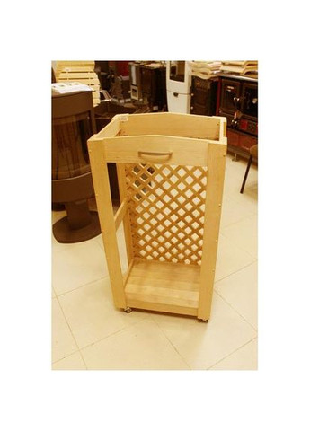 Дровниця дерев'яна з дерева Данді ваніль (ДРВ-000102) No Brand (328960299)