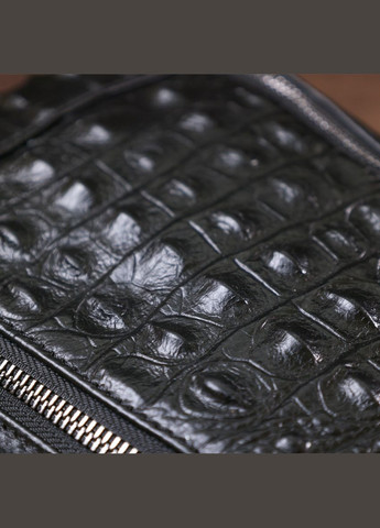 Молодіжна шкіряна чоловіча сумка через плече чорний 20671 Vintage (329196709)