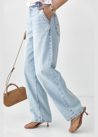 Однотонні джинси Baggy Lurex - (330357618)