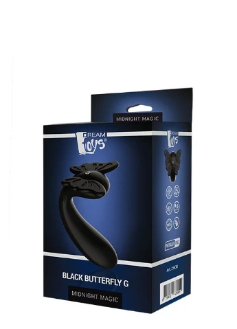 Вибромассажер MIDNIGHT MAGIC BLACK Butterfly G Dreamtoys (383098542)