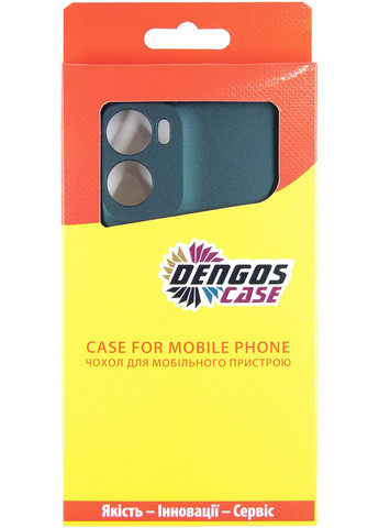 Чохол-накладка для Motorola G05 Green Full Glue (DG-KM-148) + захисне скло DENGOS (356728598)