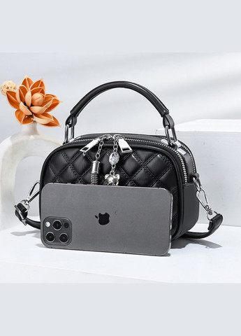 Жіноча міні сумочка клатч на плече, маленька сумка з брелоком ведмедик No Brand (334730294)