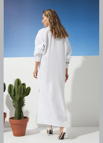 Білий повсякденний сукня ST-Seventeen однотонна
