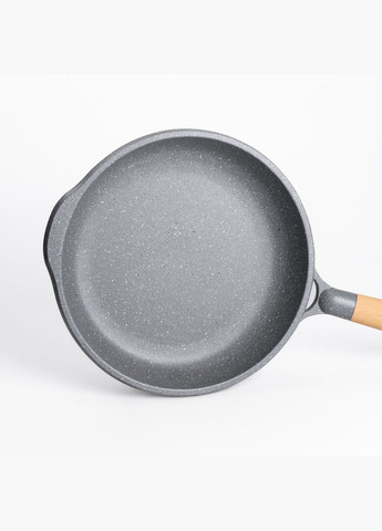 Алюмінієва сковорода 2,8 л, мармурове антипригарне покриття Ø 28 см, товсте дно сірий HP-4-420G MGC (306849119)