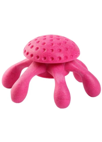 Игрушка «Осьминог» для собак, розовый, 13 см Kiwi Walker (362702693)
