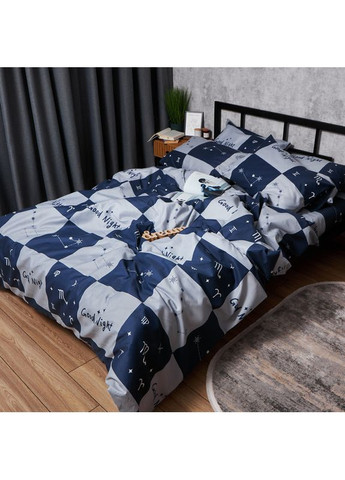 Комплект постельного белья Микросатин Premium «» Евро 200х220 наволочки 4х50х70 (MS-820008098) Moon&Star Zodiac Dream (356114522)