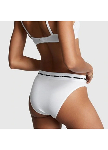Бавовняні Трусики PINK Retro Logo High Waist Bikini Panty Victoria's Secret (317788734)