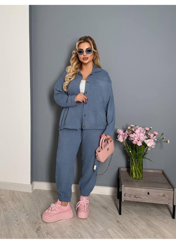 Вельветовий костюм, не тягнеться, з натуральної тканини мод КРС-871, джинс, розмір 58-60 No Brand (355469790)