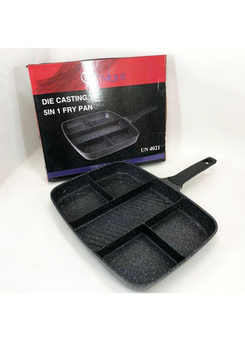 Сковорода с гранитным покрытием 5в1 UN-4021 EK-194 38*31см антипригарная Unique (352770311)