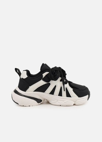 Черные демисезонные кроссовки для девочки, на плоской подошве цвет черный цб-00273973 Kimboo