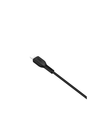 Кабель USB to iP 2A, 2m, PVC, TPE connectors, Black Hoco X20 (386477516)