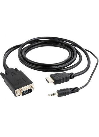 Кабель HDMI - VGA, (M/F), 5 м, Black (A-HDMI-VGA-03-5M) Cablexpert (336959804)