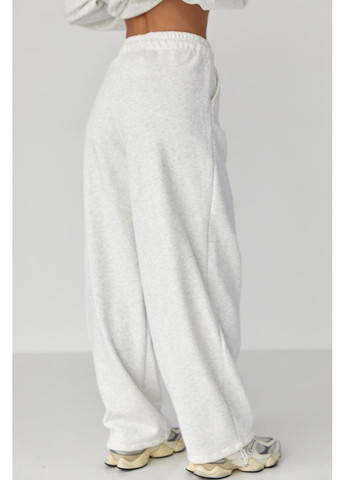 Женские теплые спортивные штаны - молочный цвет Lurex (364967680)
