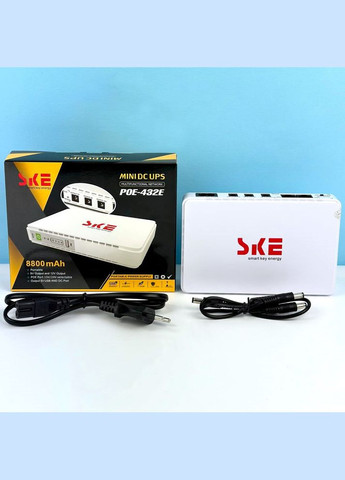 Портативный источник бесперебойного питания UPS POE-432E 8800mAh White для WiFi-роутера! WGP (313443401)
