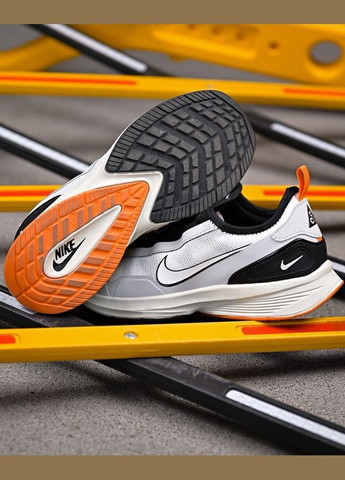 Білі Літні мужские кроссовки pegas grey/orange 4 Nike