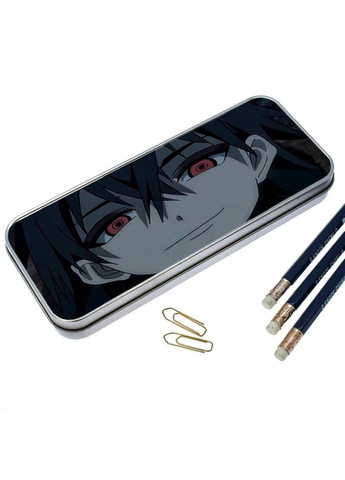 Органайзер для канцелярских принадлежностей металлический, кейс для мелочей Коллекция Джюнд Ито #011 7*18 см Silver No Brand (309156734)