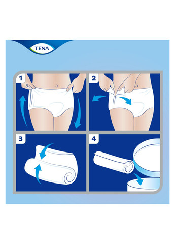 Труси-підгузки для дорослих Pants Plus L, 14 шт. Tena (328446819)