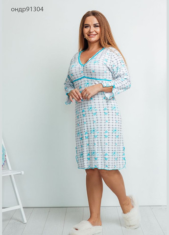 Жіноча нічна сорочка з віскози Isik (323481178)
