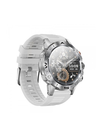 Cмарт-годинник Y20 38mm Smart sports watch (call version) сріблястий Hoco (371632255)