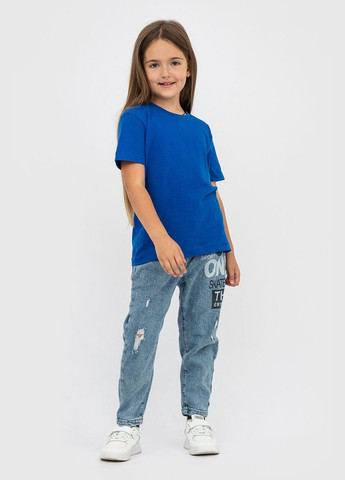 Синя демісезонна футболка дитяча для дівчинки волошкова stedmаn Stedman CLASSIC-T KIDS