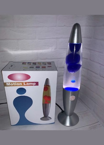 Ночник светильник Лава лампа с воском LAVA LAMP 41см от 220В Синий No Brand (315501360)