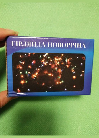 Светодиодная гирлянда 4м 100 Led разноцветный Jannet Гірлянда (308245949)
