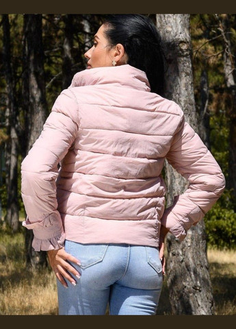 Рожева куртка жіноча демісезонна рожева No Brand Жіноча демісезонна куртка