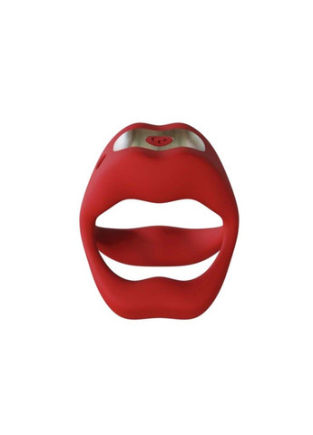 Ерекційне кільце з вібрацією Hot Kiss Power Ring Red CNT (291443676)