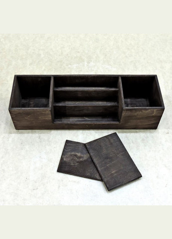 Органайзер настільний з дерева Колумбус мокко (КНЦ-002810) No Brand (328225439)