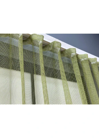 Кухонная арка №000к грек-сетка "Соты" оливковый 280х160 см (51-248) VR-Textil (369011135)