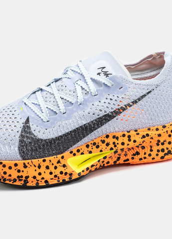 Фиолетовые демисезонные мужские и женские кроссовки nike air zoomx vaporfly 3 purple orange leopard | найк аир зум вапорфлай 3 фиолетовый оранжевый No Brand