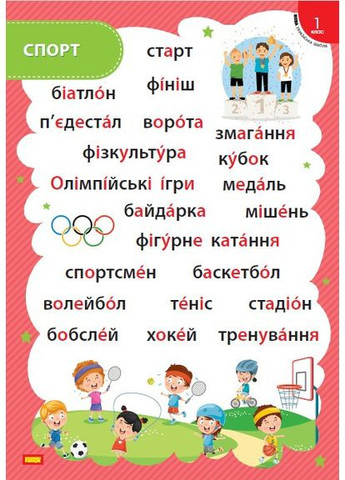 Стена слов. 1 кл. Комплект плакатов к тематическим неделям НУШ No Brand (359371828)