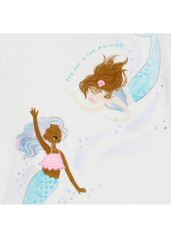 Голубая комплект пижам 2в1 для девочки 88-93 см (2s383010_2t) Carter's