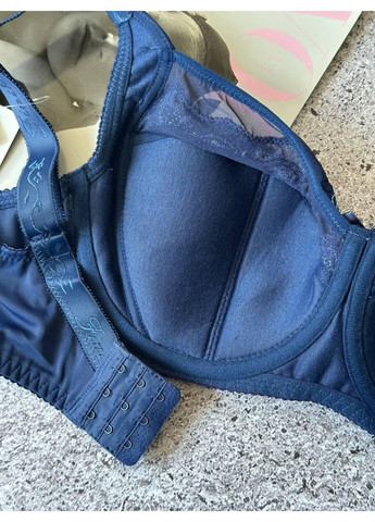 Синій бюстгальтер з тонким поролоном синій Finikin