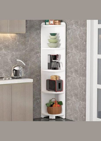 Стеллаж угловой из дерева Хатчестон зефир (УСП-003620) No Brand (327847416)