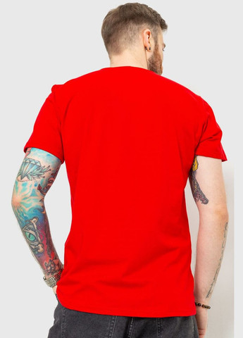 Червона футболка чоловіча, колір чорний, Ager