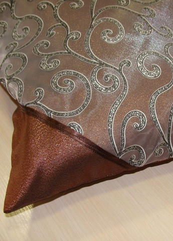 Комплект декоративных подушек 40х40см 3шт коричневые (п_0454) Firanka Venzel (314705146)