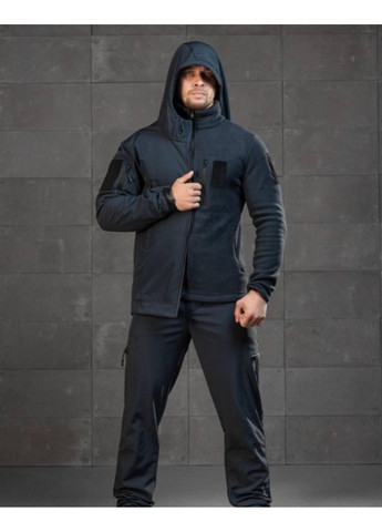 Военный демисезонный костюм (куртка, штаны и флисовая кофта) Cофтшел Softshell ДСНС ВТ4733 (размер XL) No Brand