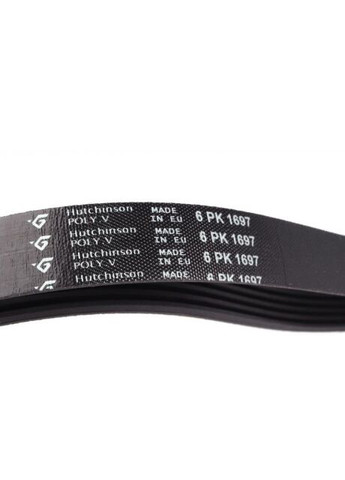 Ремень генератора (поликлиновый) 1697 K 6 Hutchinson (360744227)