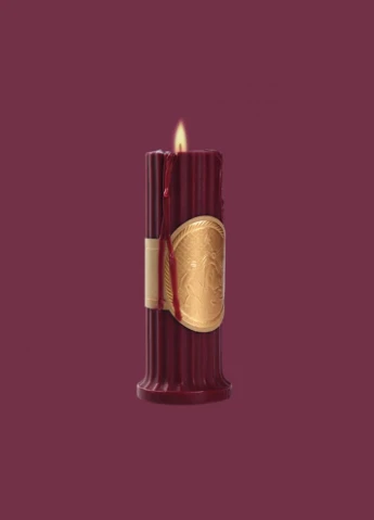 Свічка низькотемпературна червона Low temperature wax candle 150г UPKO (297135008)