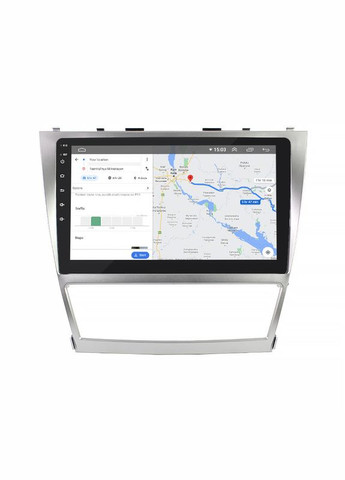 Штатная магнитола для Toyota Aurion I 2006-2012 экран 10" 1/16Gb/ Wi-Fi Optima GPS Android тойота 10шт Lesko (336205856)