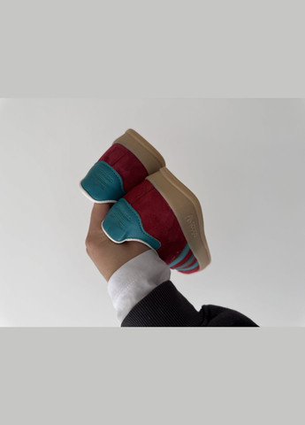 Красные демисезонные кроссовки мужские и женские adidas gazelle red | адидас газель красные No Brand