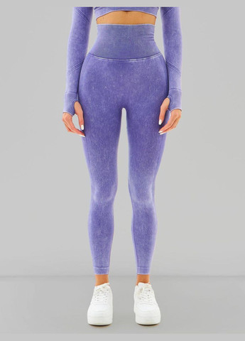 Спортивний костюм двійка (рашгард та легінси) з пуш-ап ефектом фіолетового кольору, розмір XS Trends (330757120)