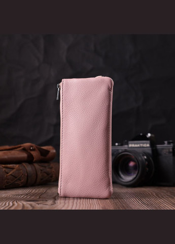 Стильна ключниця ніжного кольору з натуральної шкіри рожевий 22510 st leather (362417530)